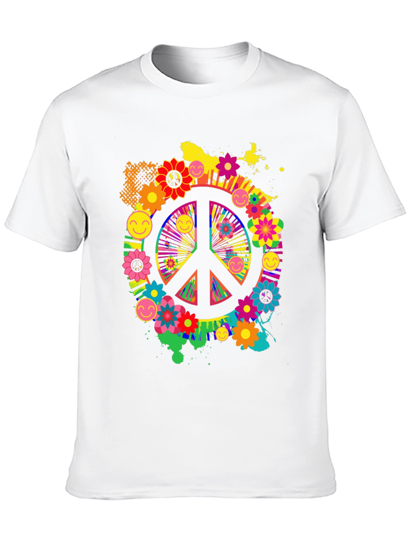 Groovy Peace Sign Graphic Tee