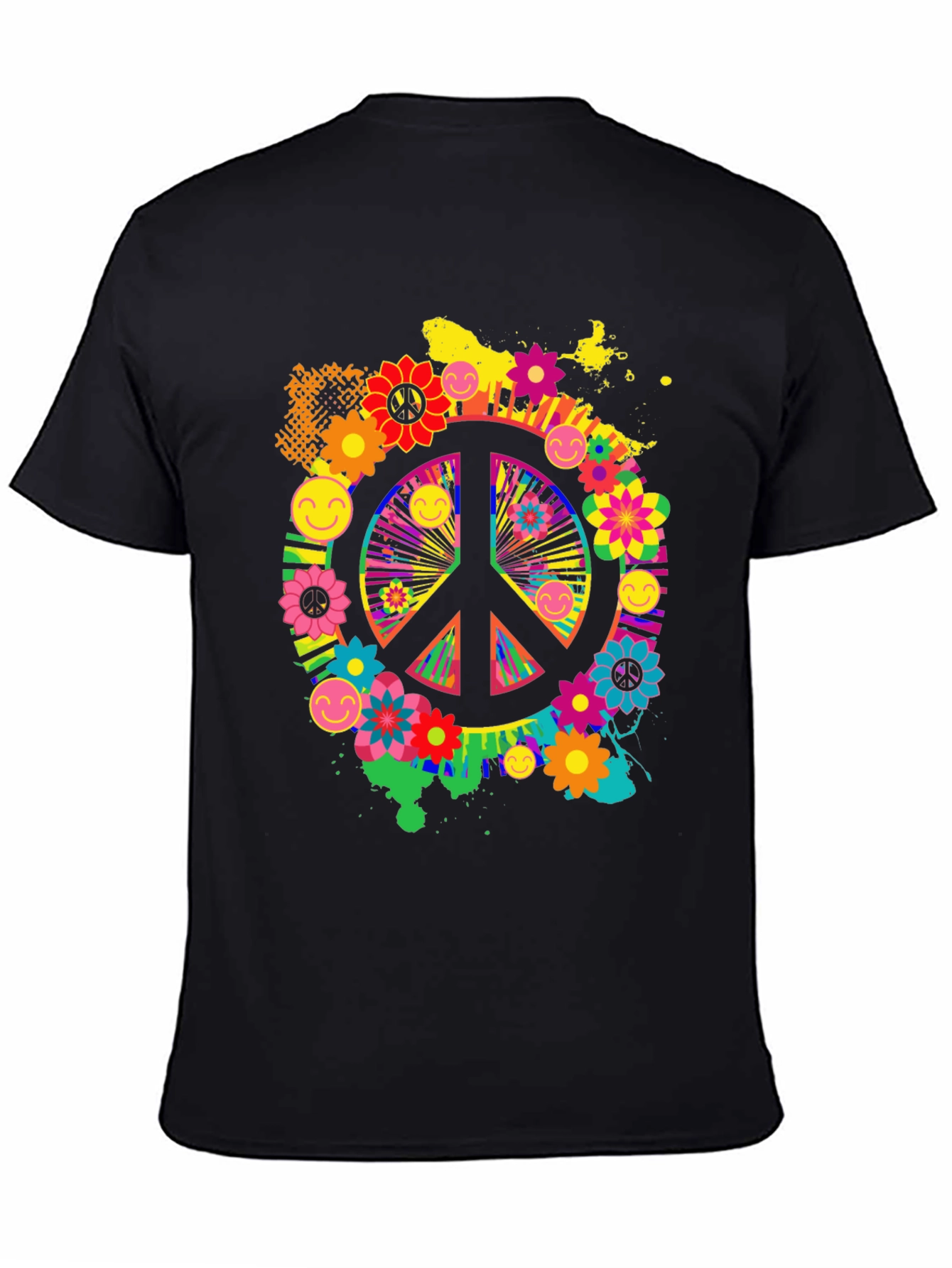 Groovy Peace Sign Graphic Tee