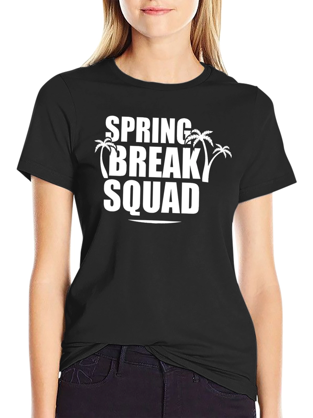 Spring Break Squad Black T-Shirt