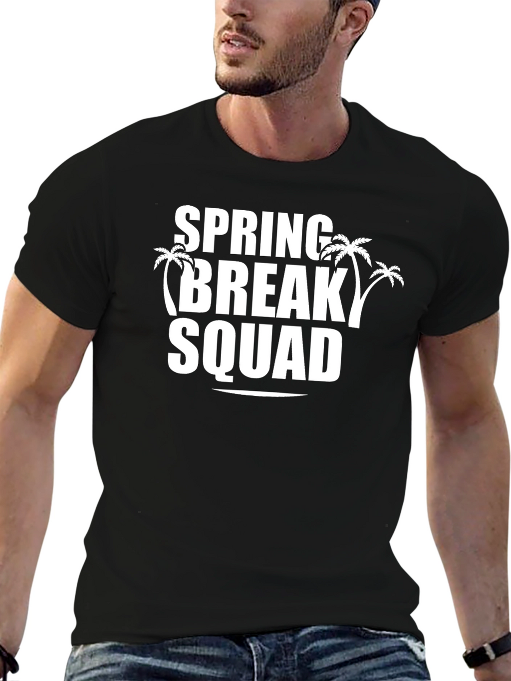 Spring Break Squad Black T-Shirt