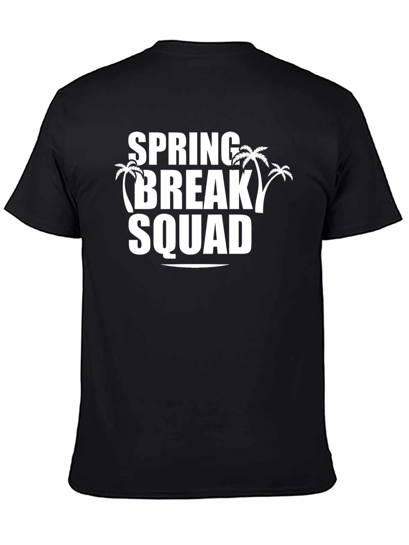 Spring Break Squad Black T-Shirt