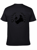 King Lion Graphic Tee - Black Cotton T-Shirt