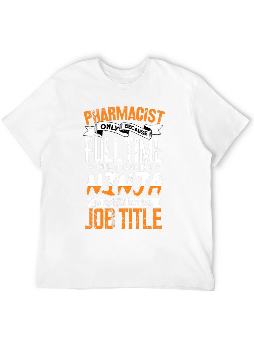 Pharmacist Ninja Job Title Graphic T-Shirt