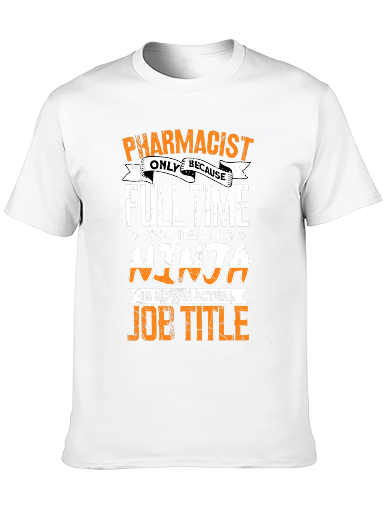 Pharmacist Ninja Job Title Graphic T-Shirt