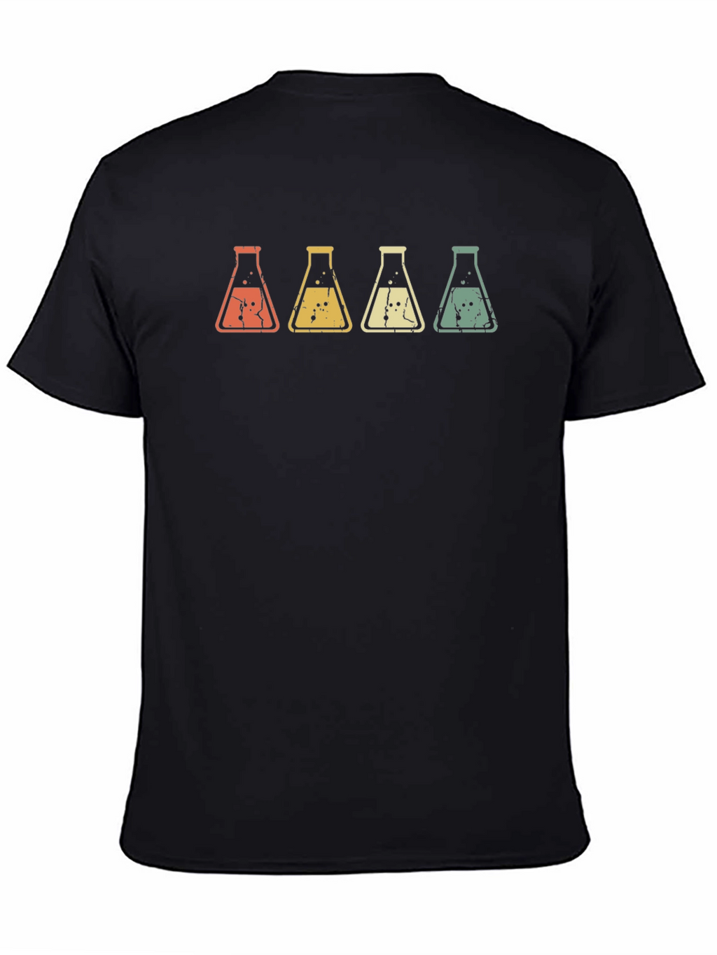 Retro Science Flask T-Shirt - Cool Chemistry Tee