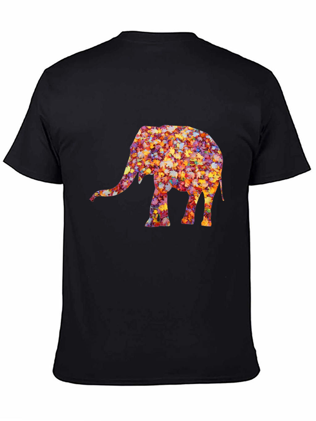 Leaf Elephant Graphic Tee - Unique Fall Design