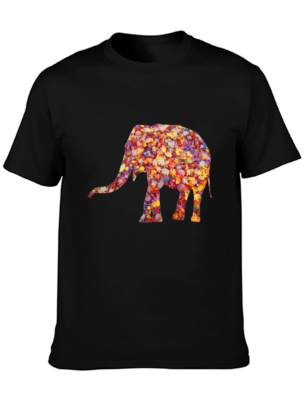 Leaf Elephant Graphic Tee - Unique Fall Design