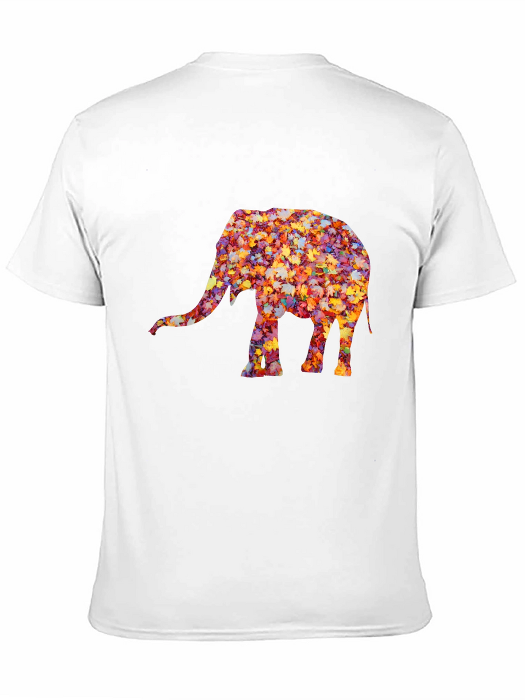 Leaf Elephant Graphic Tee - Unique Fall Design