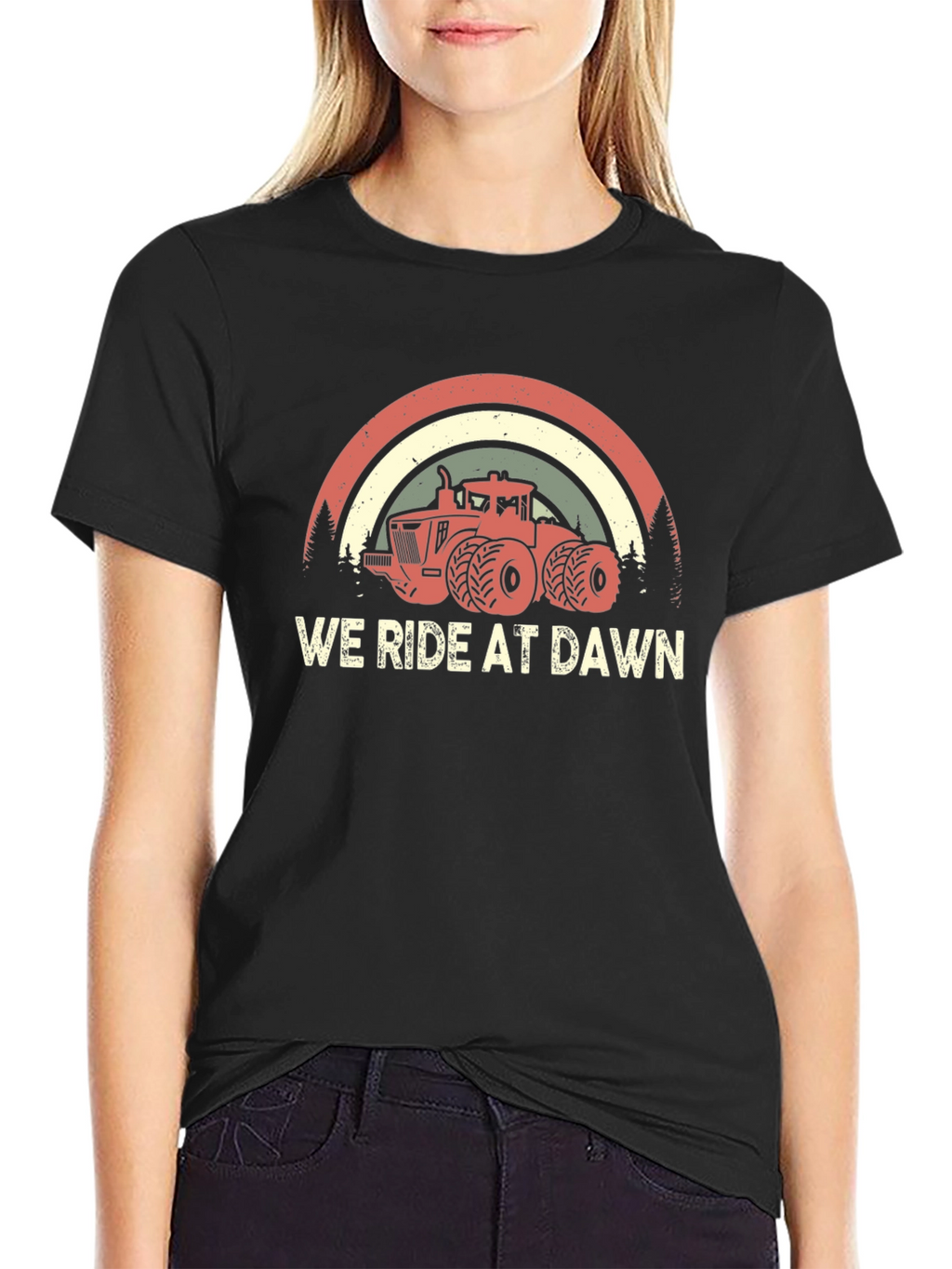 We Ride at Dawn Tractor Tee