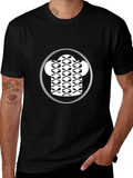 Chef Hat Spoon Graphic Tee - Black Cotton T-Shirt