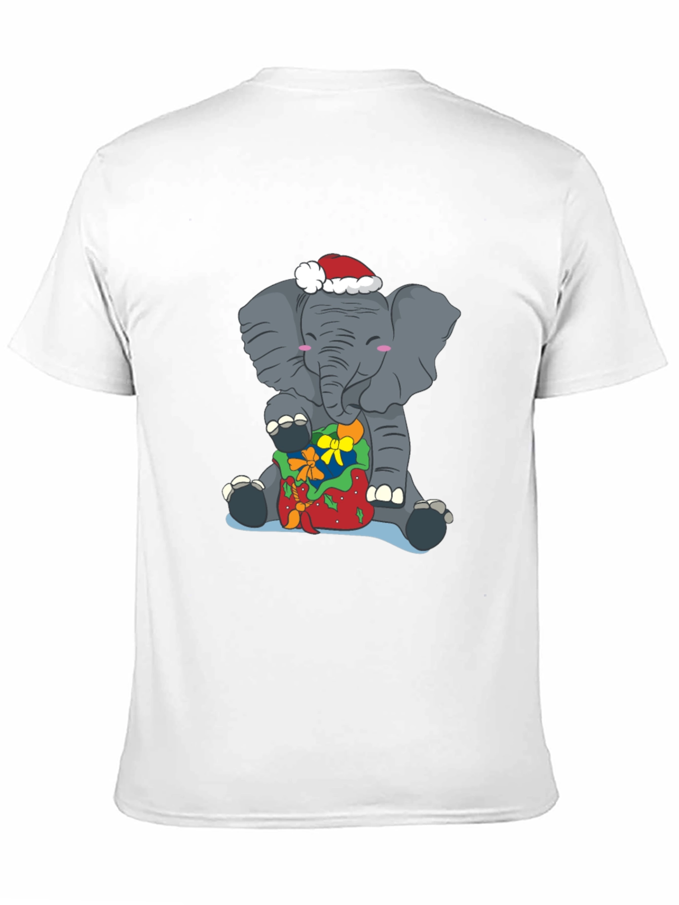 Elephant Christmas T-Shirt - Holiday Gift Tee