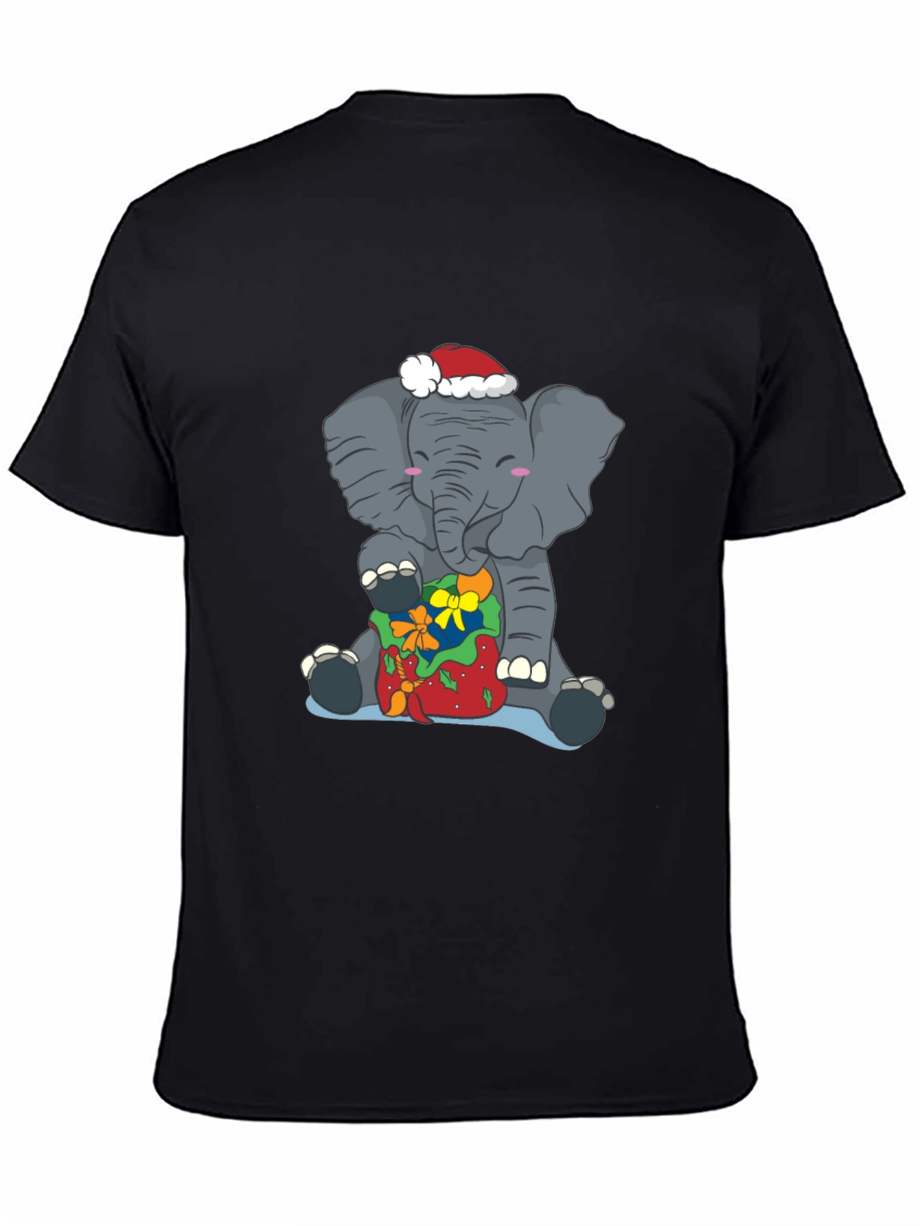 Elephant Christmas T-Shirt - Holiday Gift Tee
