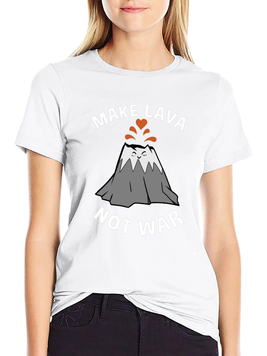 Make Lava Not War Graphic T-Shirt