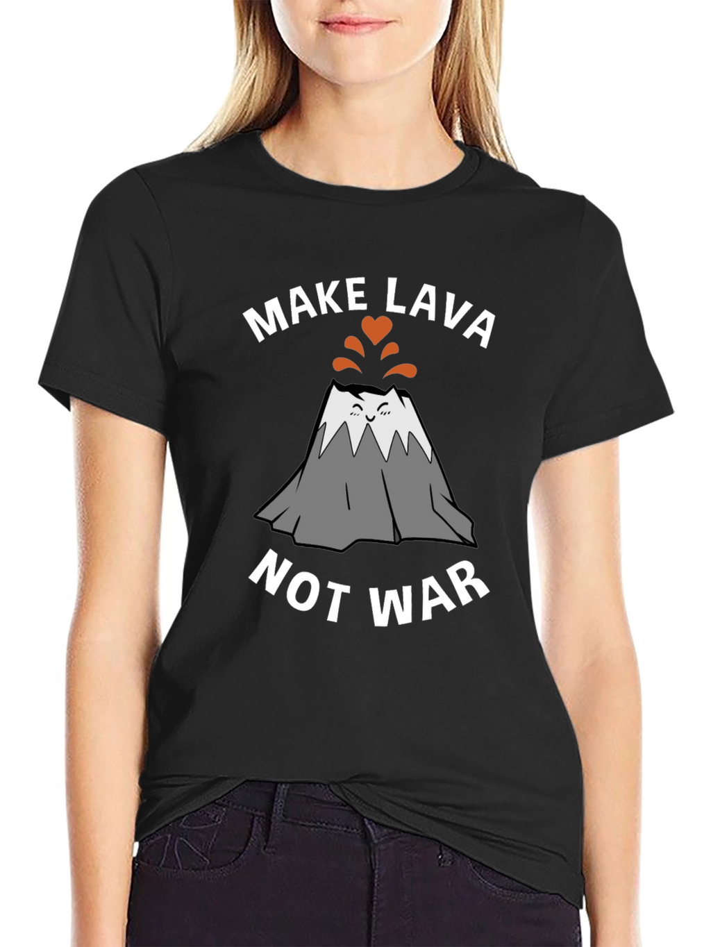 Make Lava Not War Graphic T-Shirt