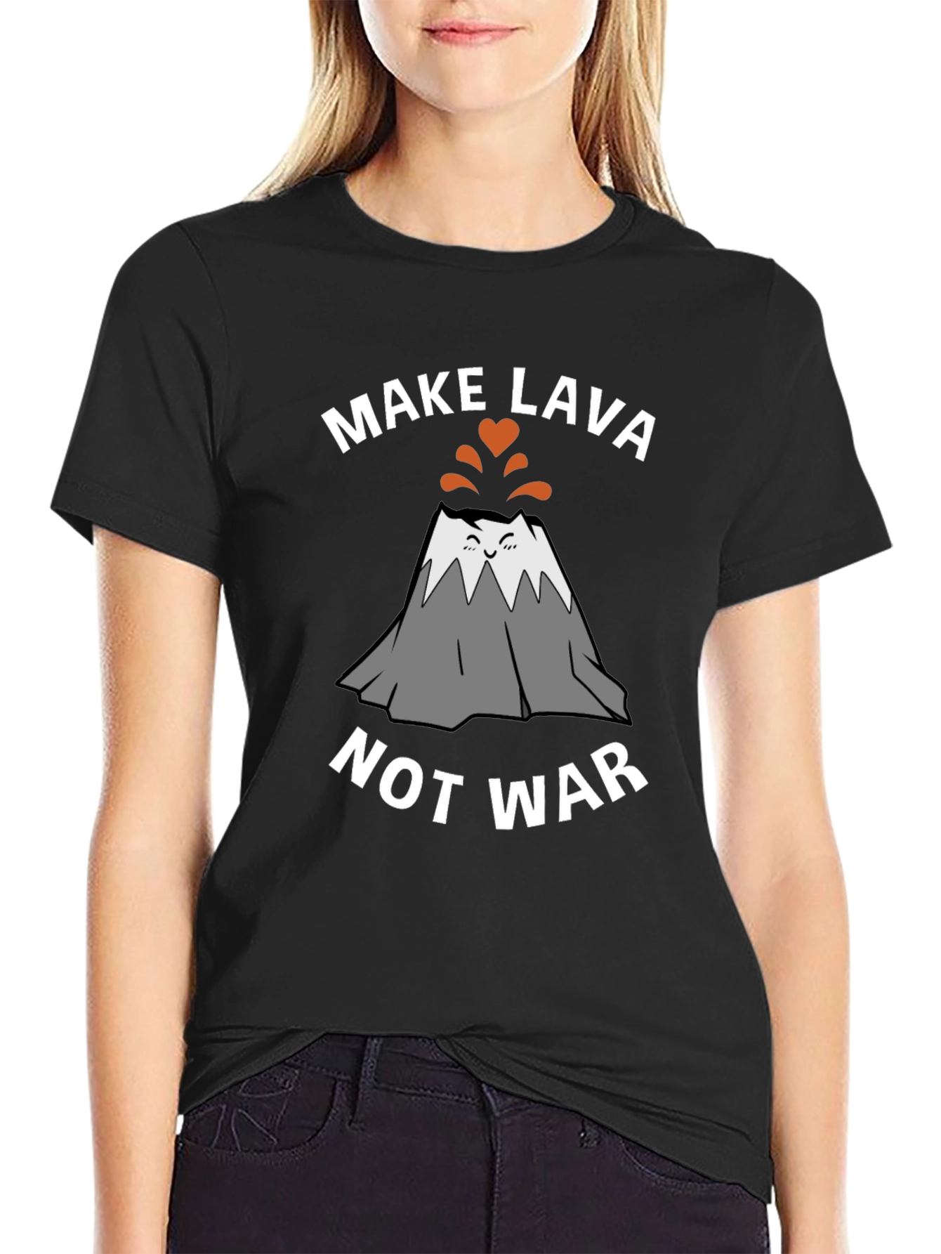 Make Lava Not War Graphic T-Shirt