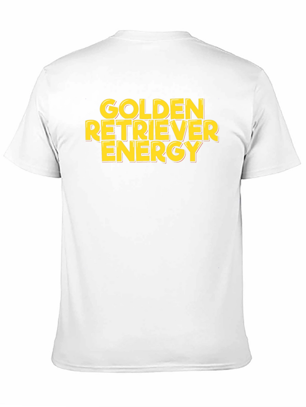 Golden Retriever Energy Black T-Shirt