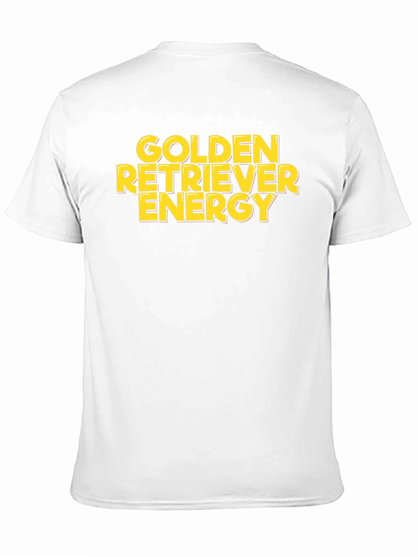Golden Retriever Energy Black T-Shirt