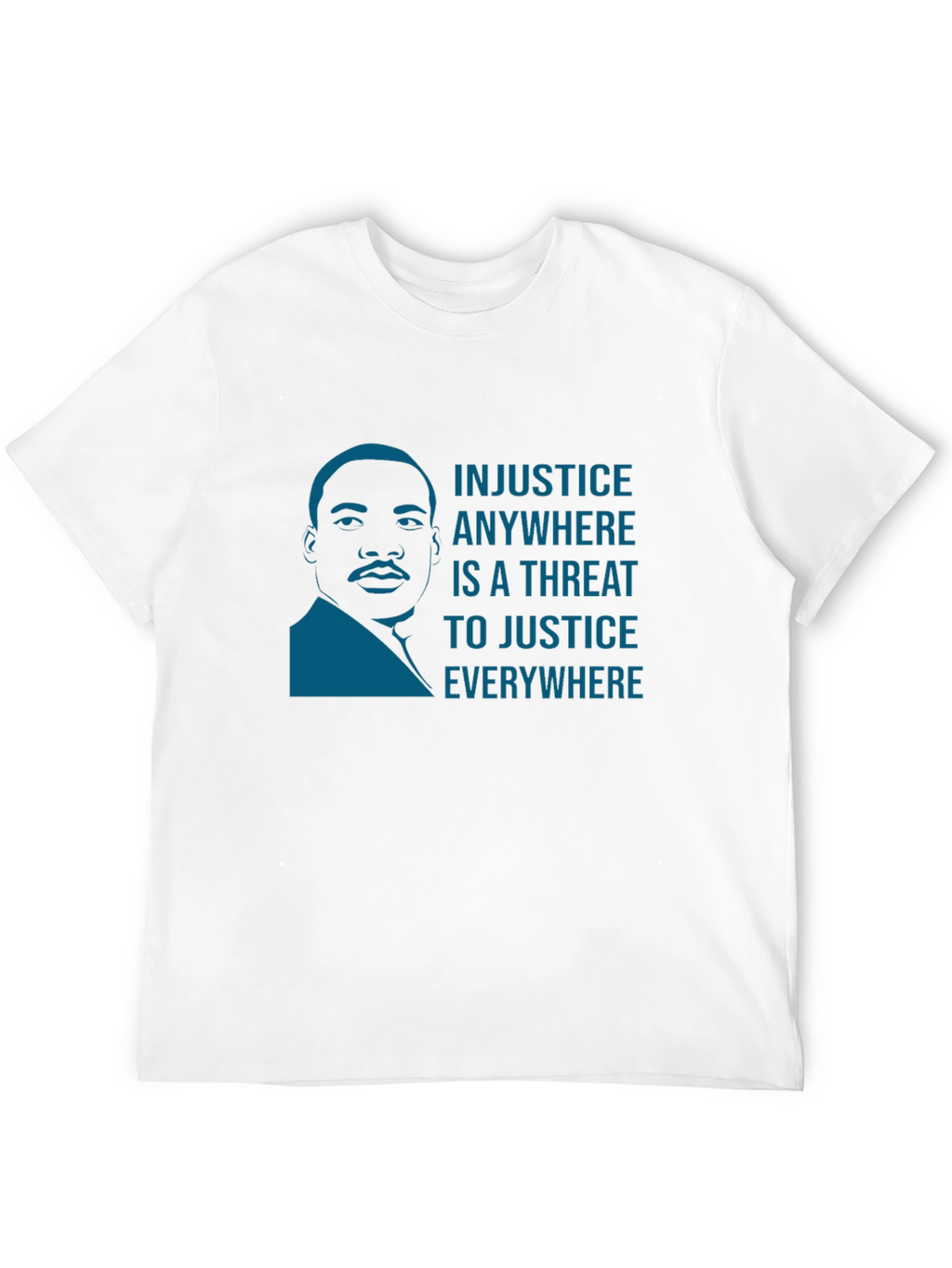 MLK Jr. Injustice Quote Graphic Tee