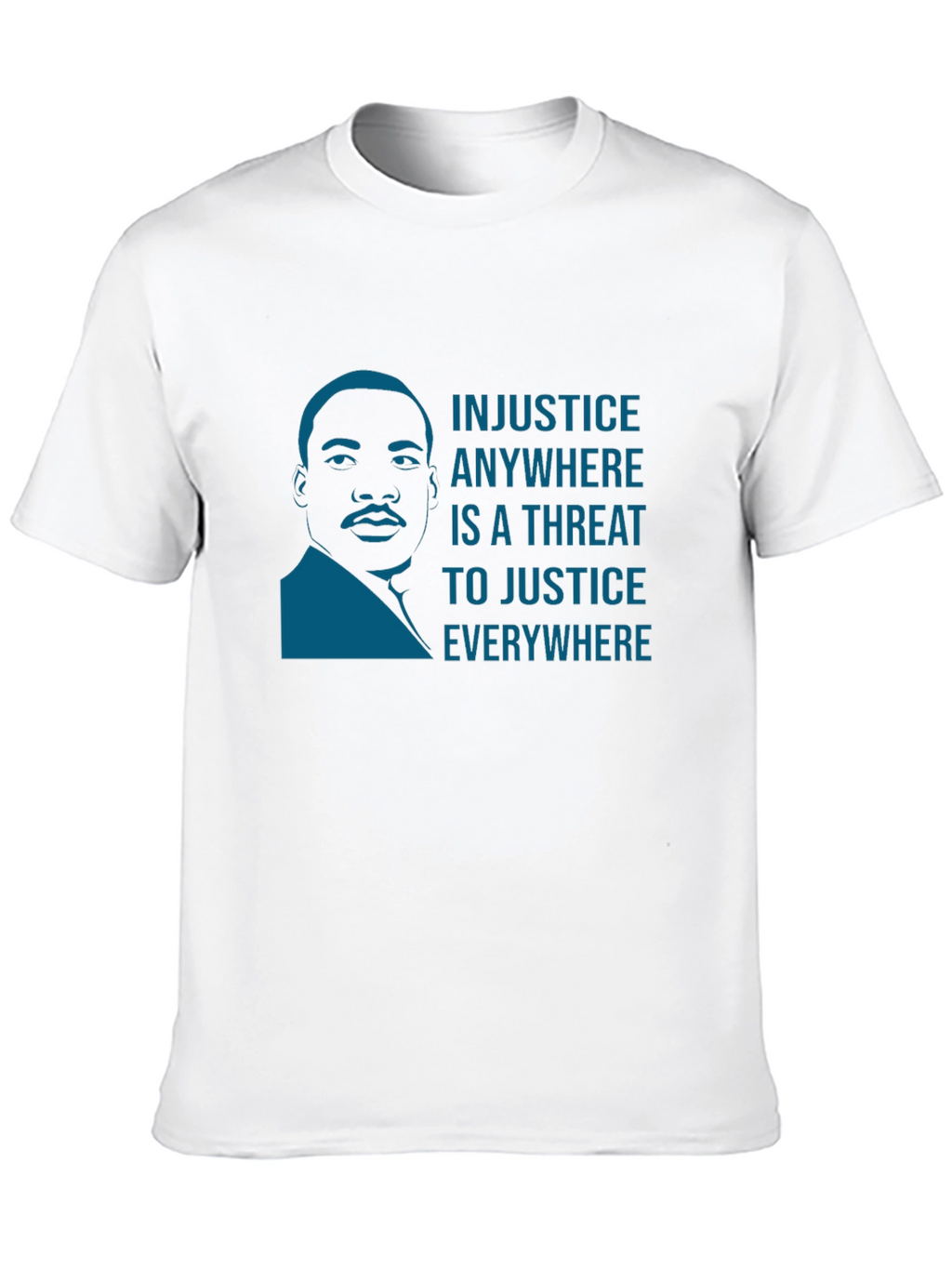 MLK Jr. Injustice Quote Graphic Tee