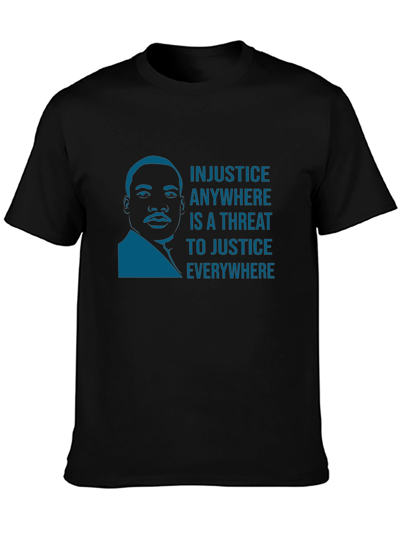 MLK Jr. Injustice Quote Graphic Tee