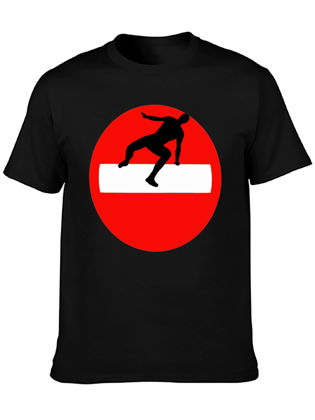 Parkour Obstacle Black Tee