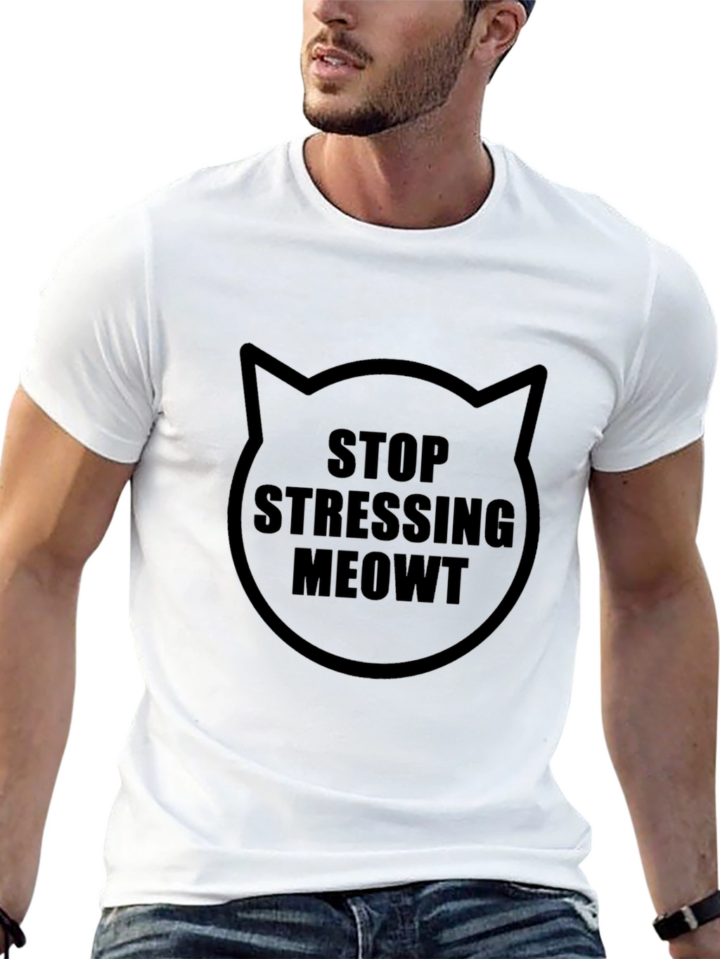 Stop Stressing Meowt Cat T-Shirt