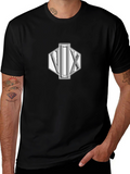 VIX Geometric Logo Black T-Shirt