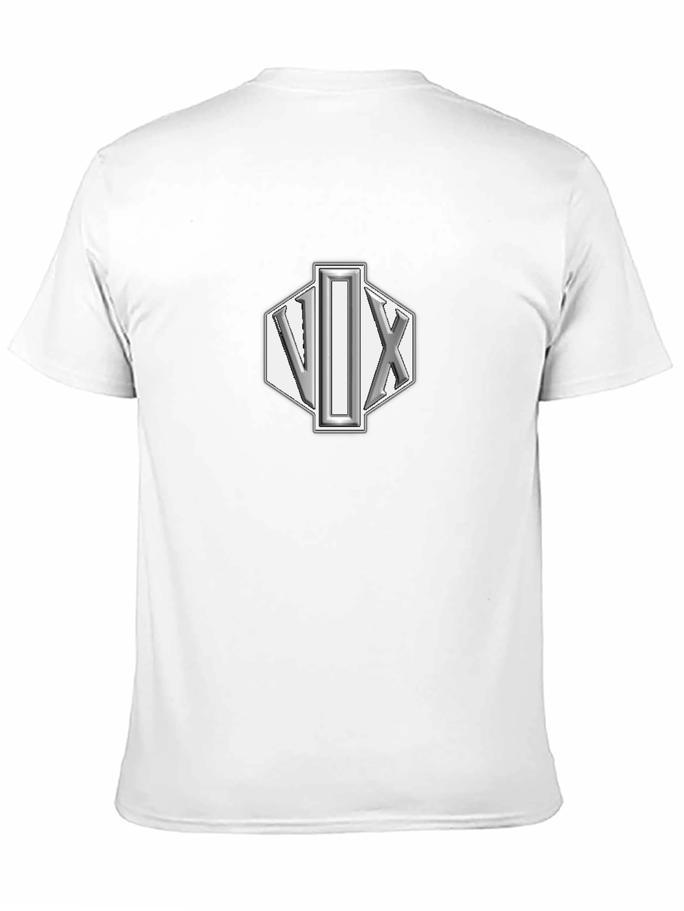 VIX Geometric Logo Black T-Shirt