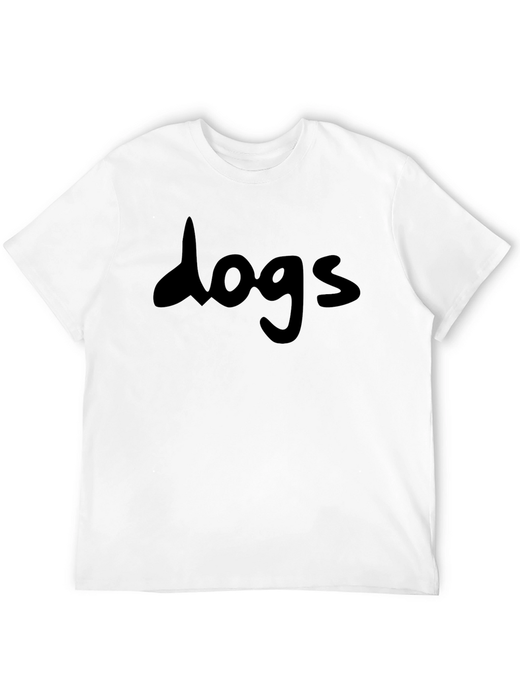 Dogs Black Graphic Tee - Casual Style