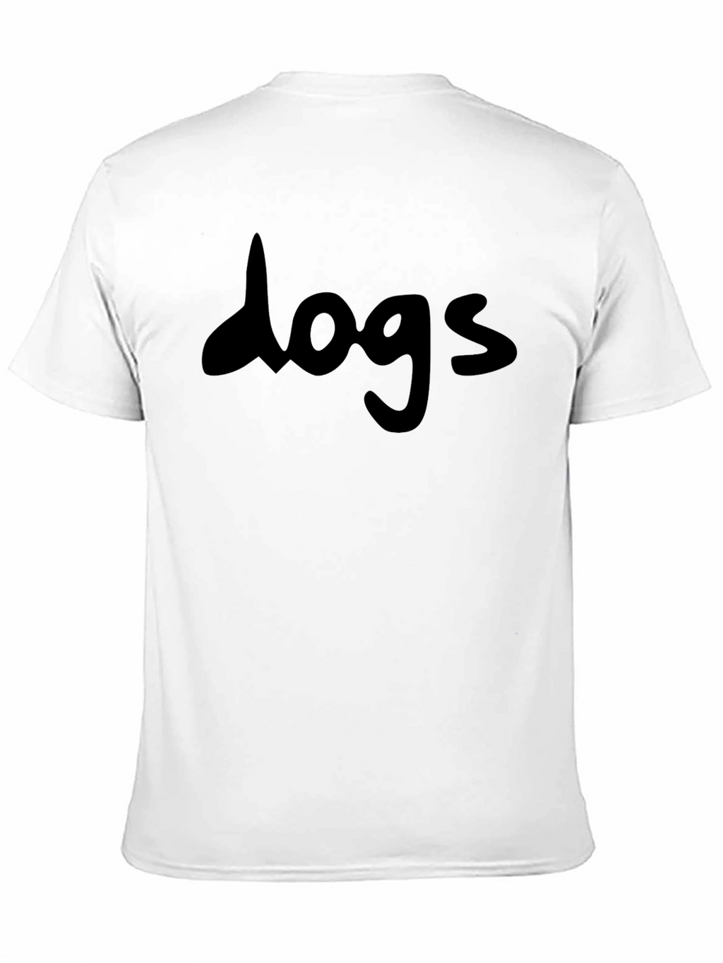 Dogs Black Graphic Tee - Casual Style