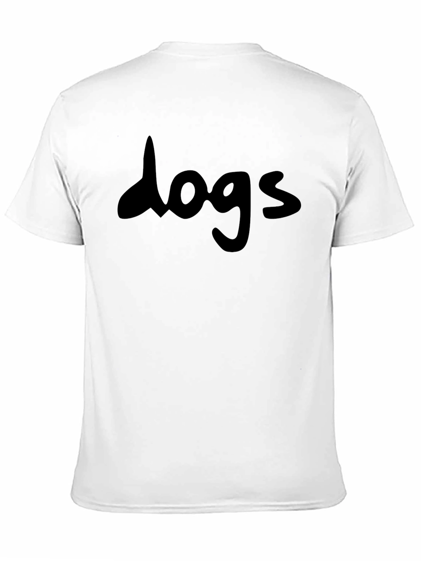 Dogs Black Graphic Tee - Casual Style