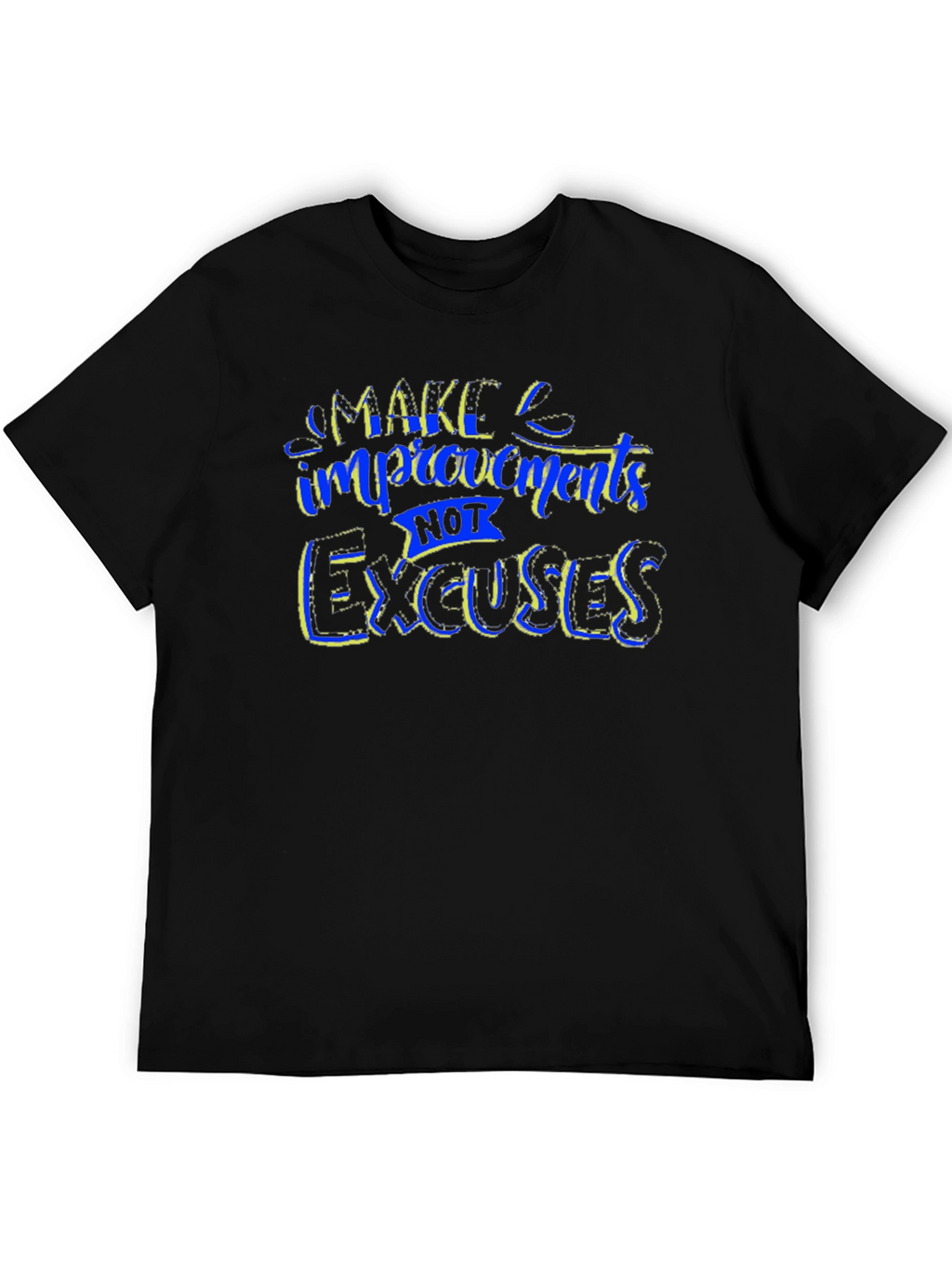 Motivational Graphic T-Shirt - Make Improvements