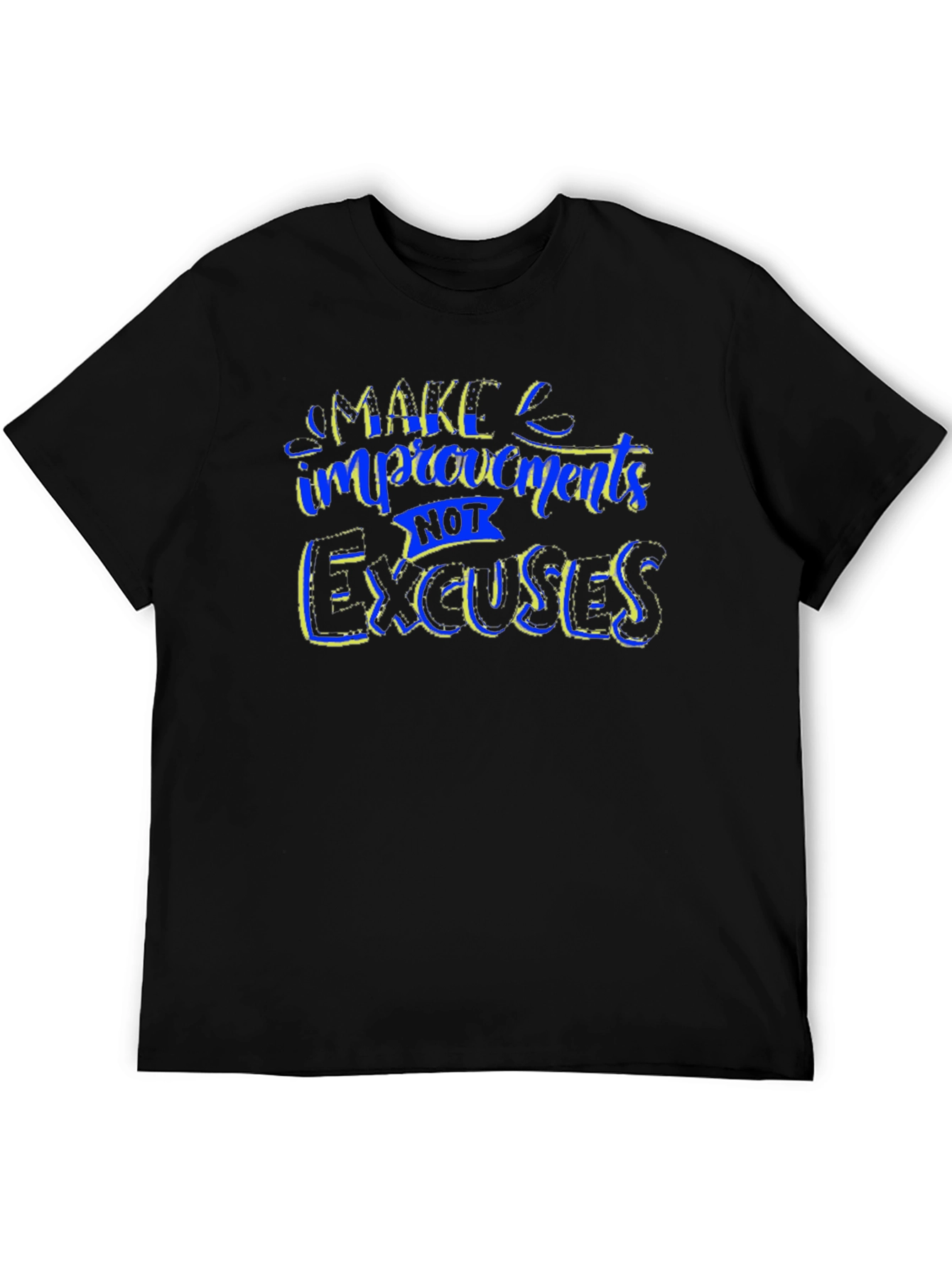 Motivational Graphic T-Shirt - Make Improvements