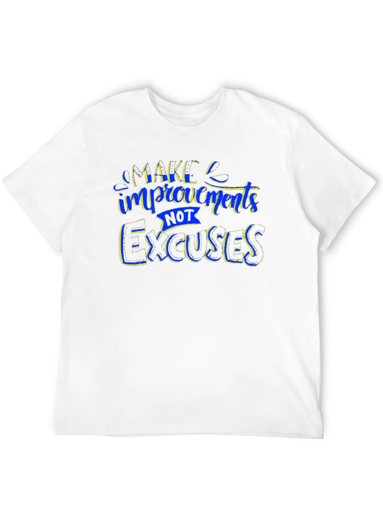 Motivational Graphic T-Shirt - Make Improvements