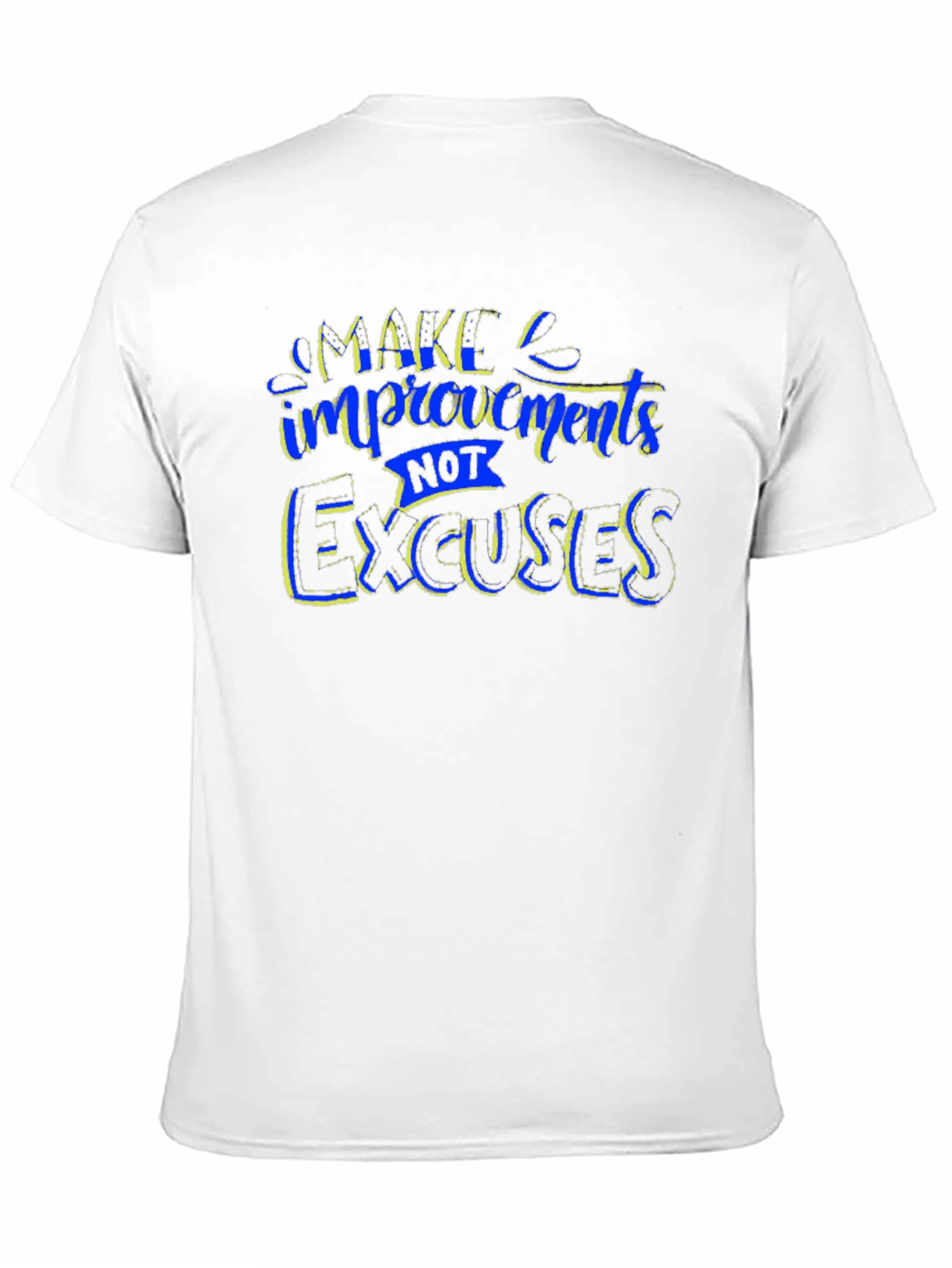 Motivational Graphic T-Shirt - Make Improvements
