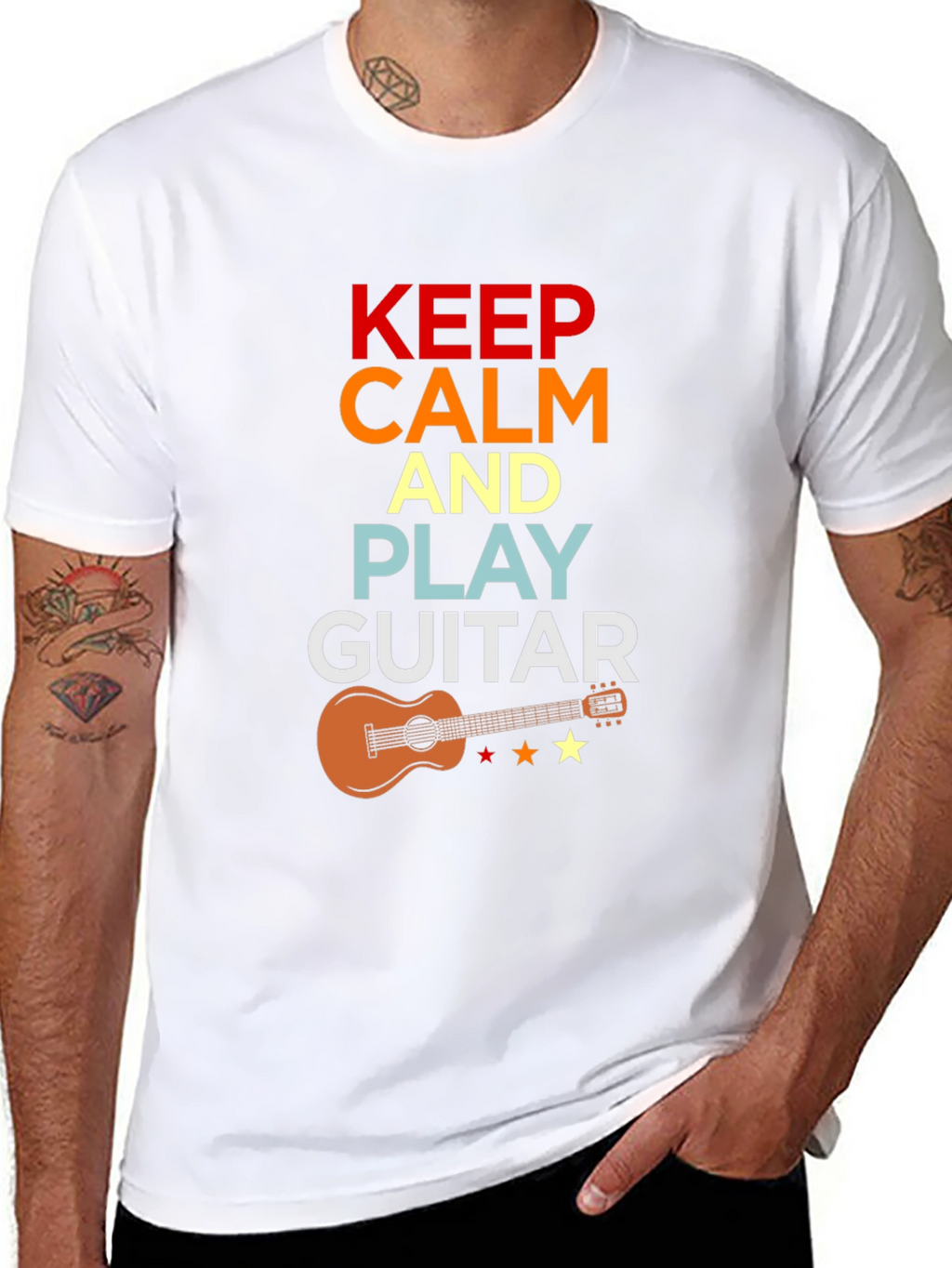 Keep Calm and Play Guitar T-Shirt