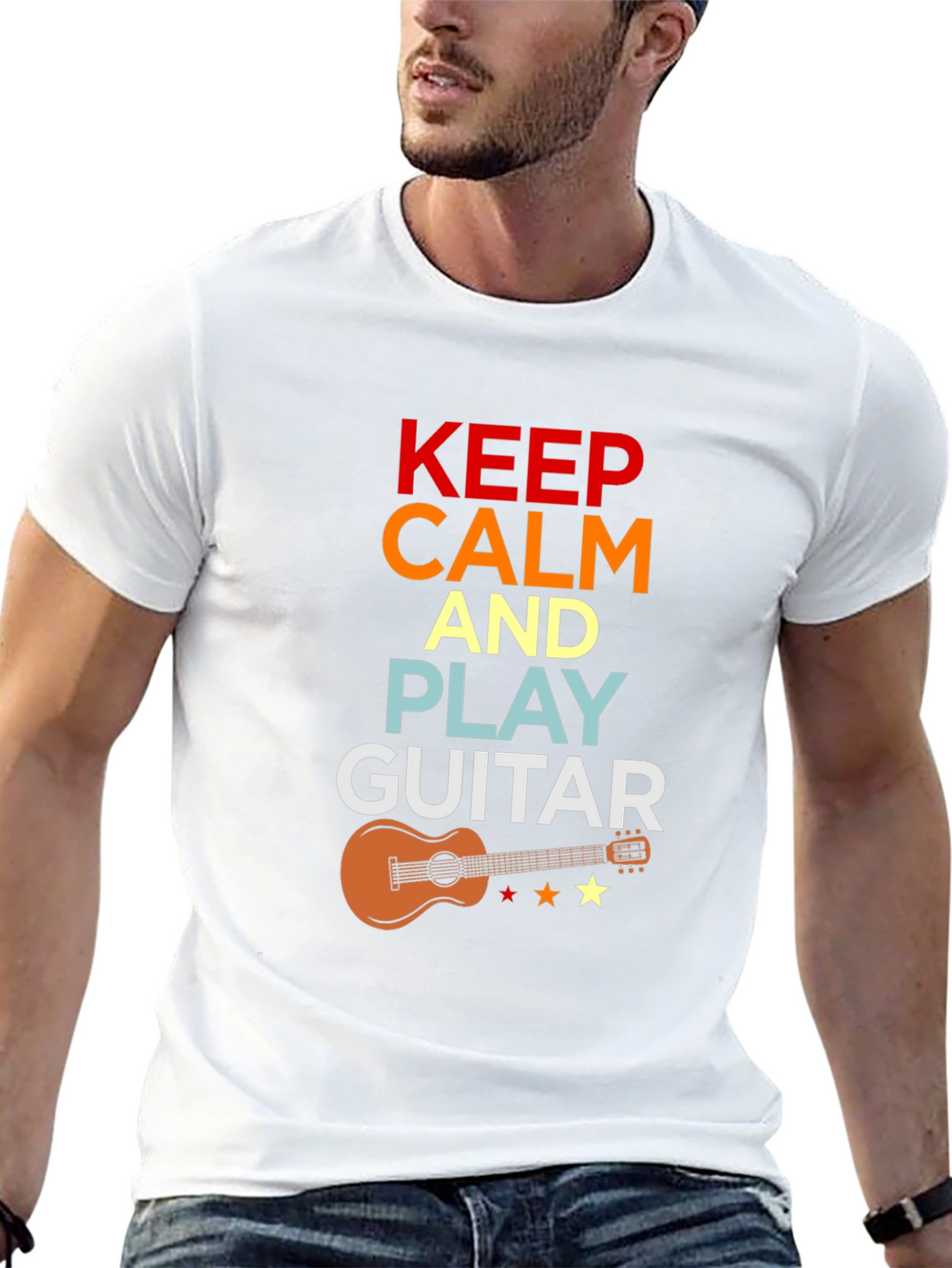 Keep Calm and Play Guitar T-Shirt