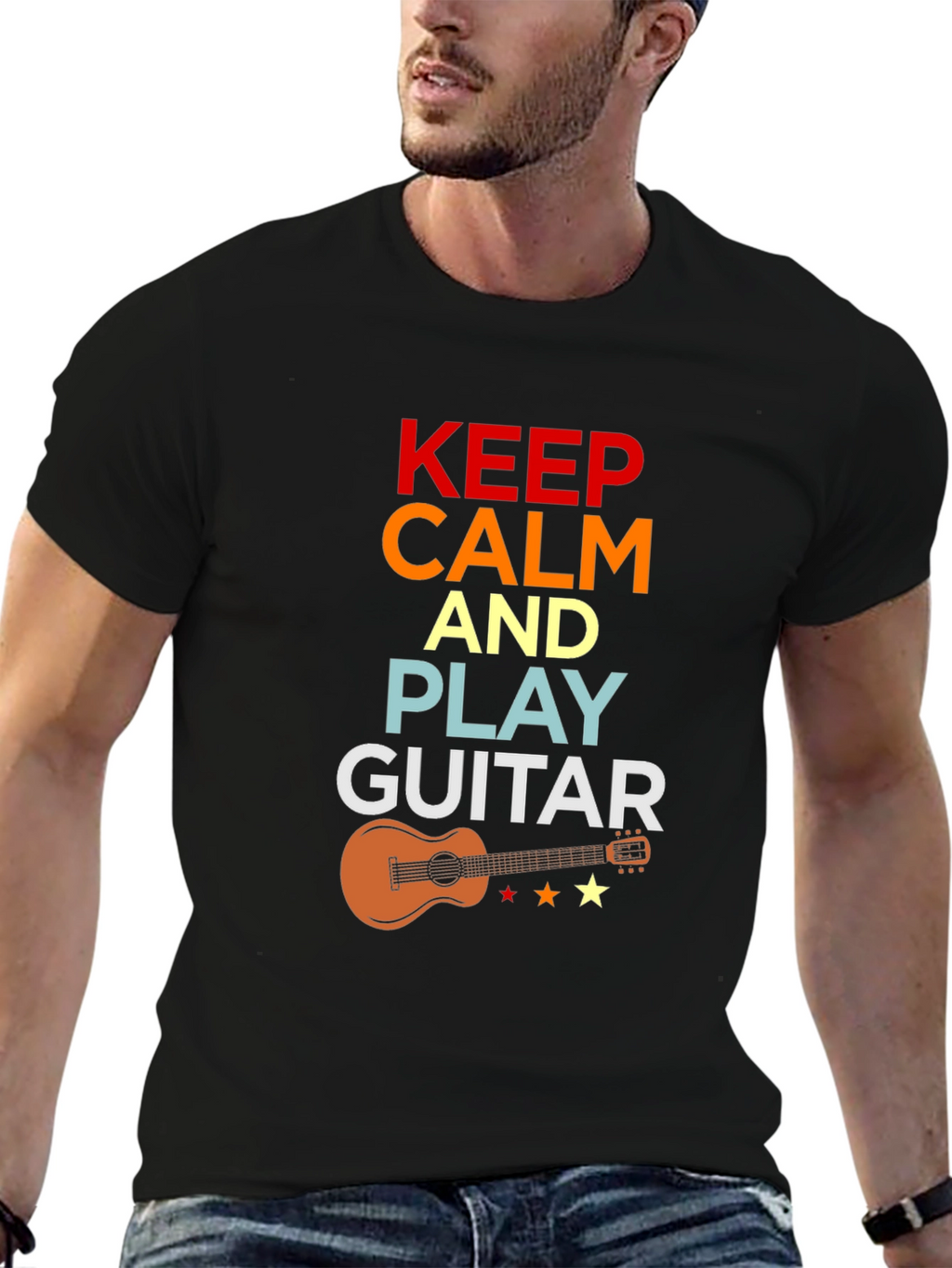 Keep Calm and Play Guitar T-Shirt