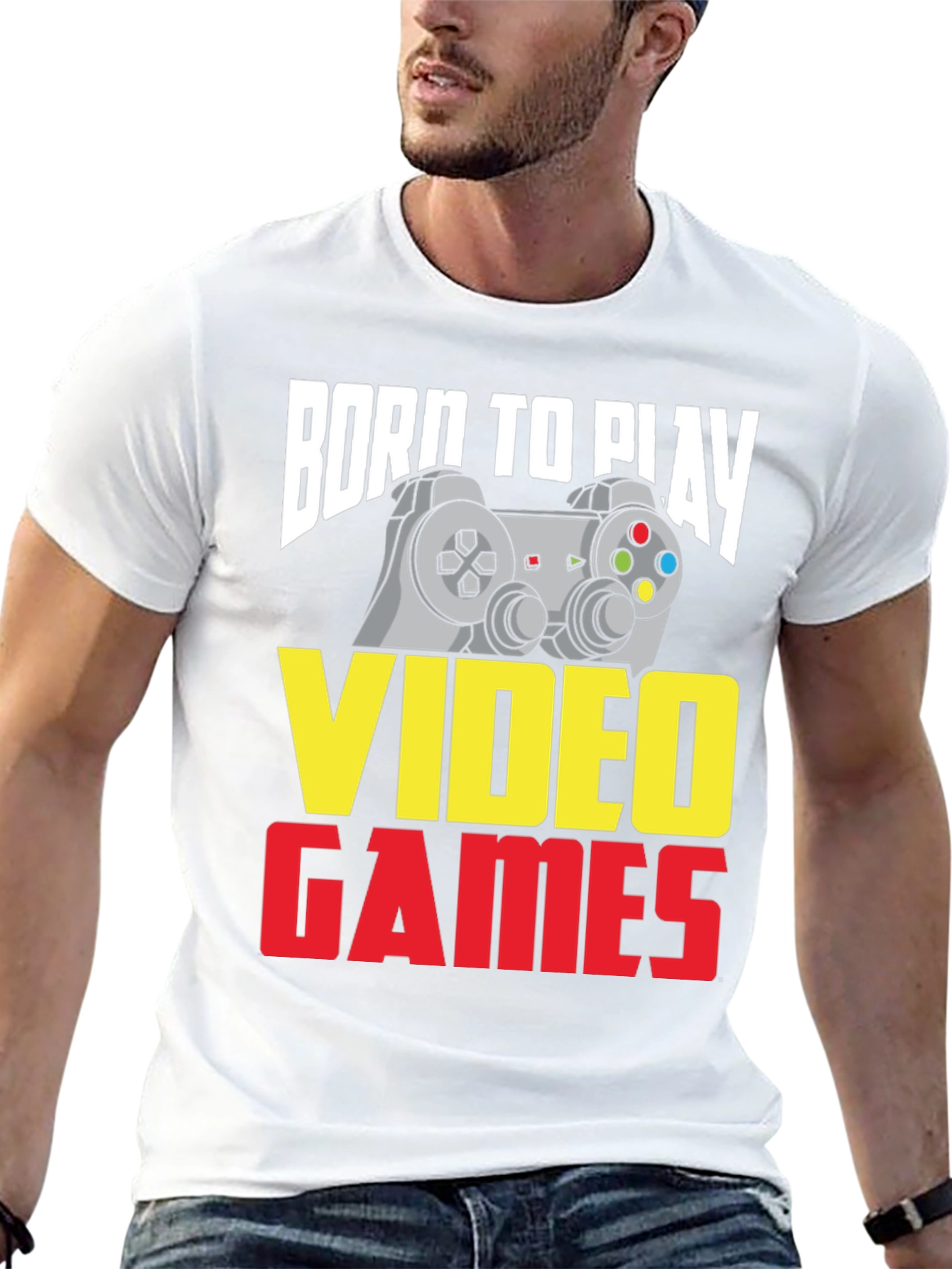 Born To Play Video Games T-Shirt