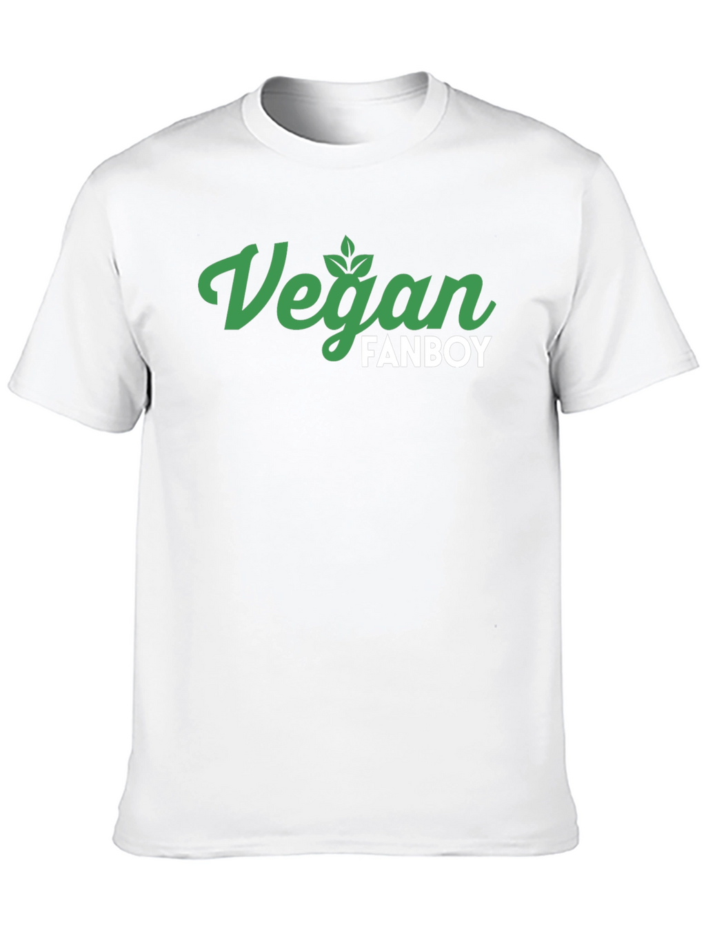 Vegan Fanboy Graphic T-Shirt - Black