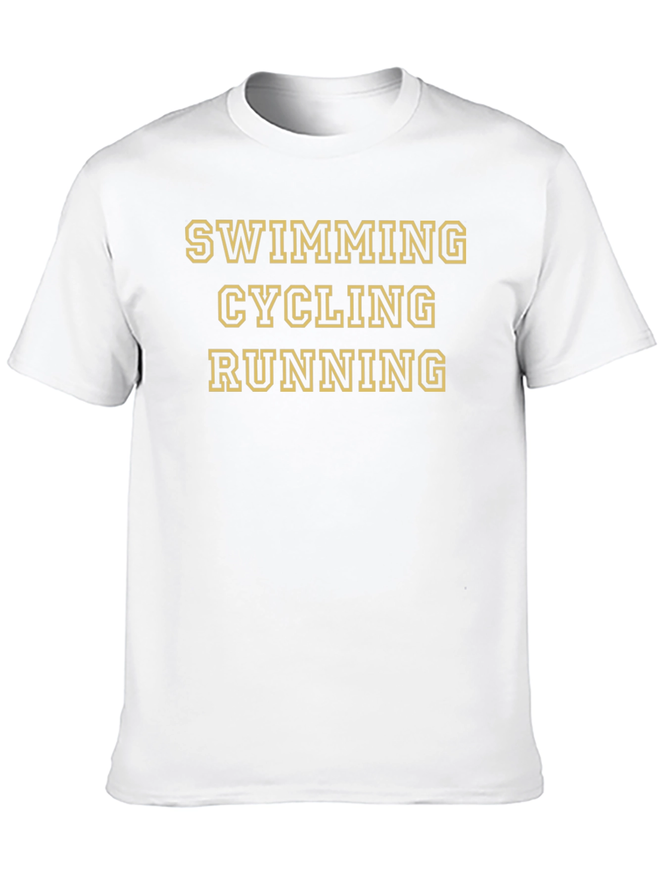Triathlon Sports T-Shirt Swimming Cycling Running