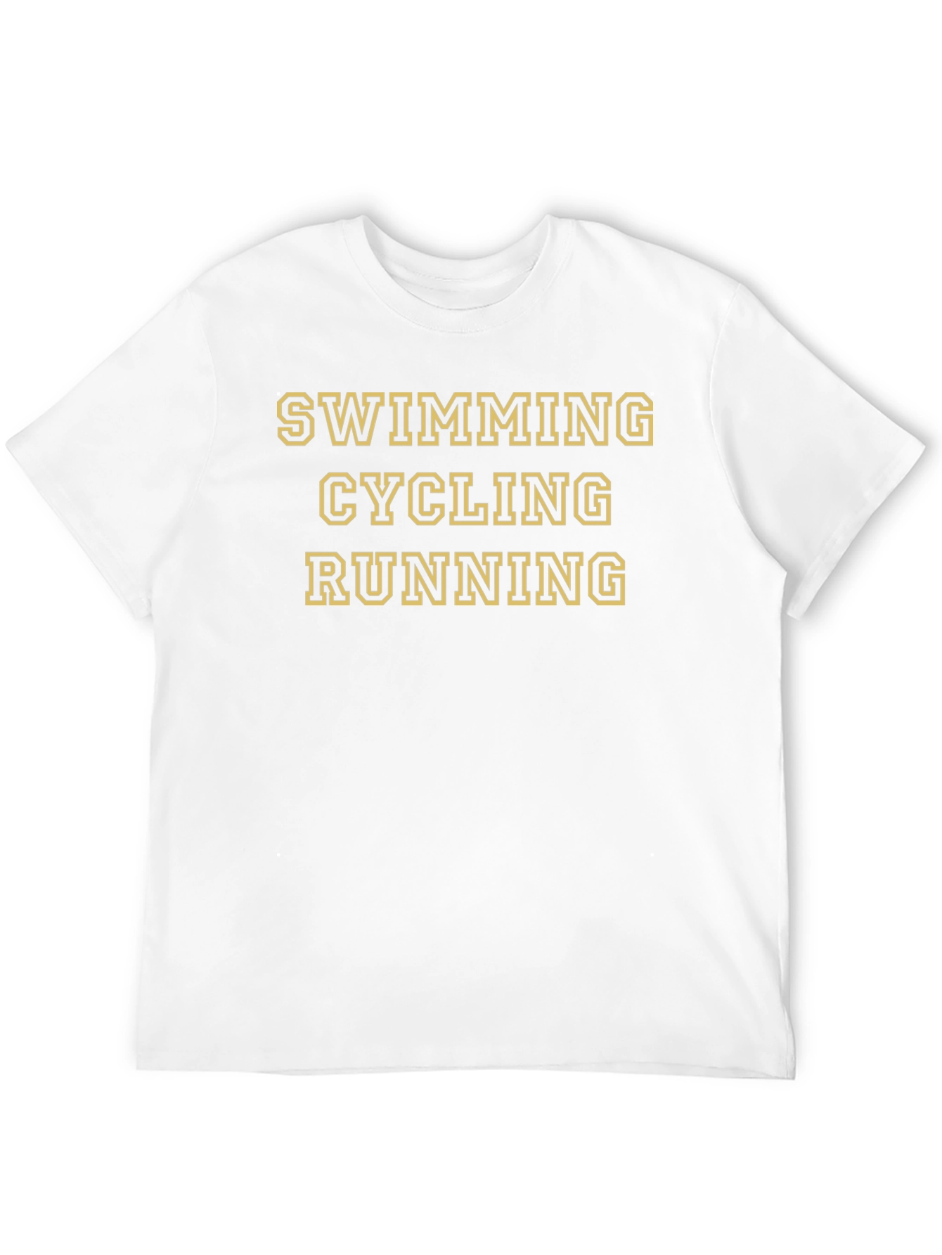 Triathlon Sports T-Shirt Swimming Cycling Running