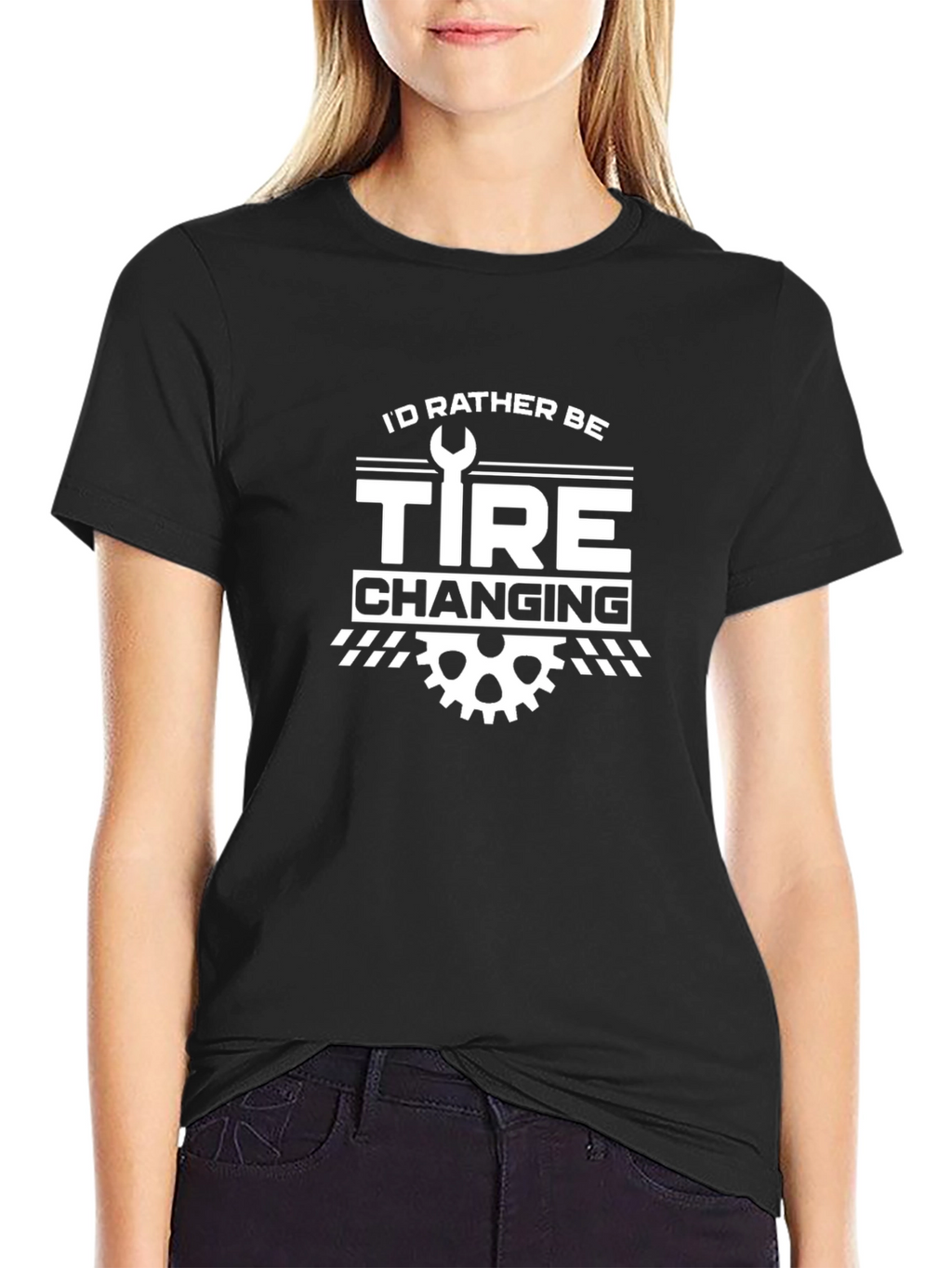 Id Rather Be Tire Changing T-Shirt