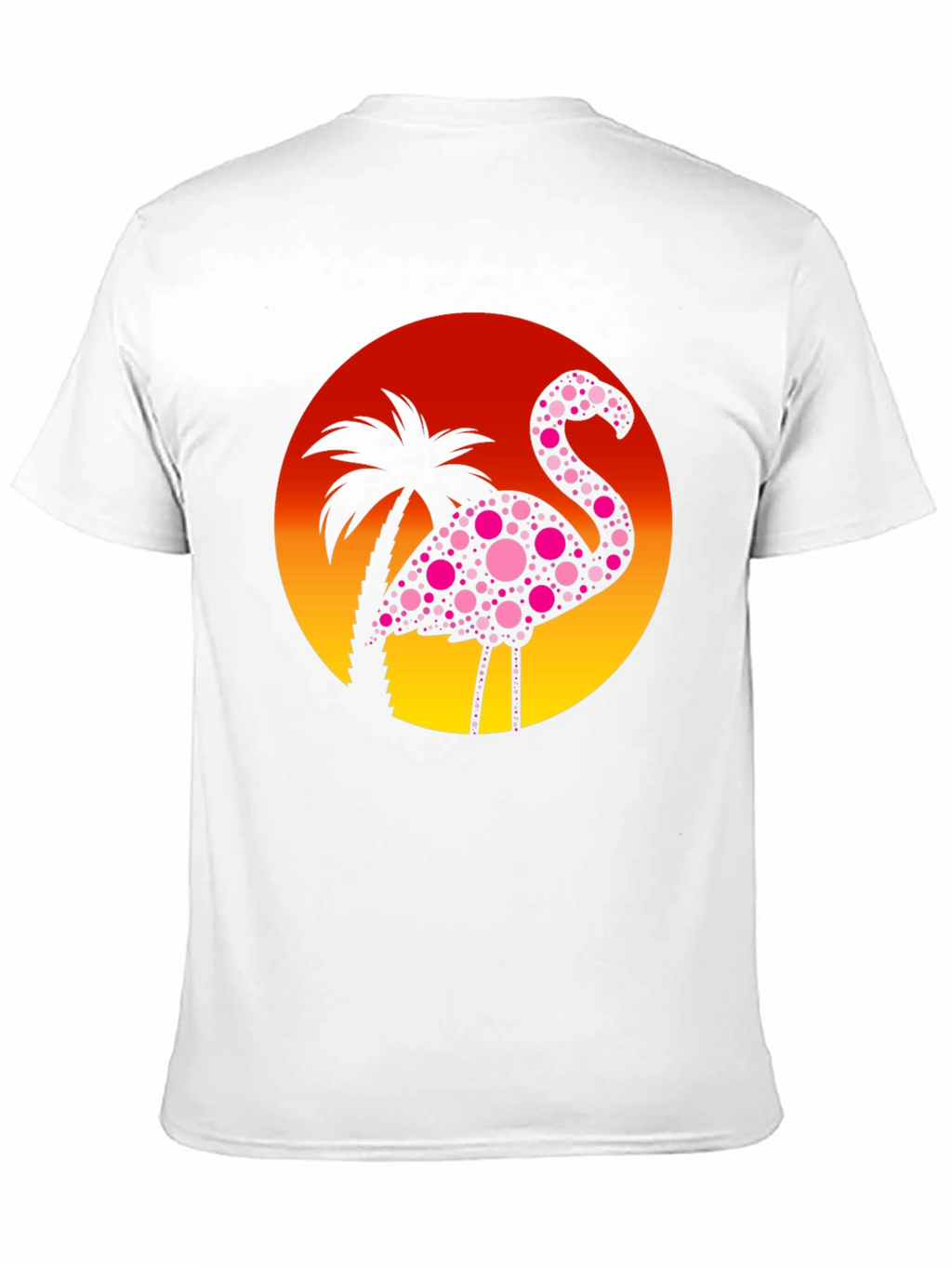 Tropical Flamingo Graphic T-Shirt