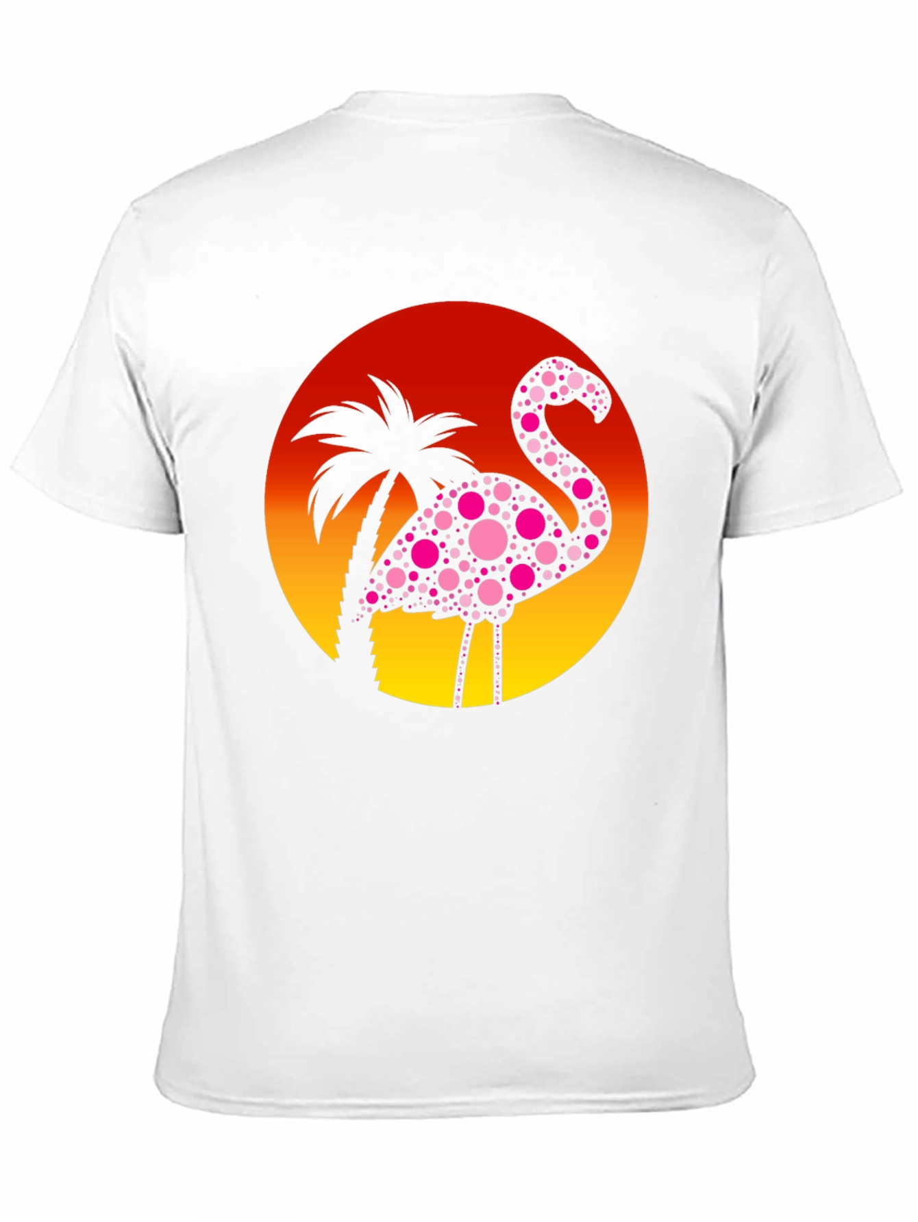 Tropical Flamingo Graphic T-Shirt