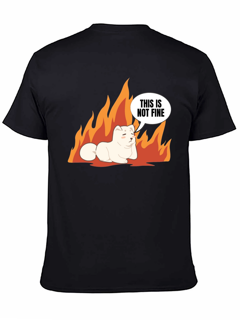 This is Not Fine Dog Meme T-Shirt