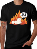 This is Not Fine Dog Meme T-Shirt