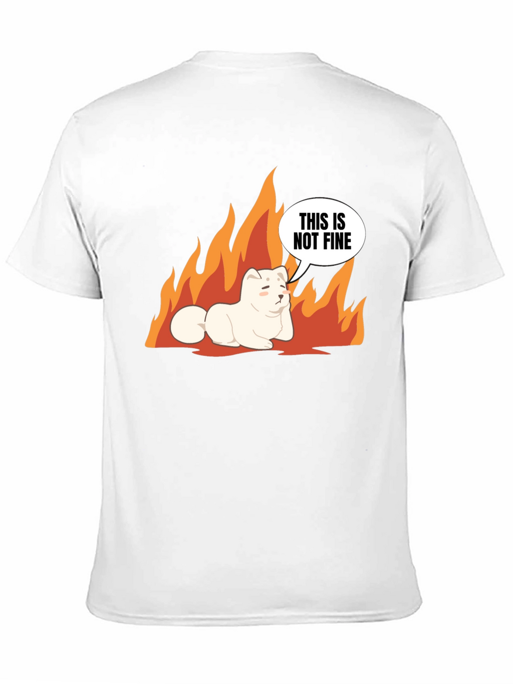 This is Not Fine Dog Meme T-Shirt