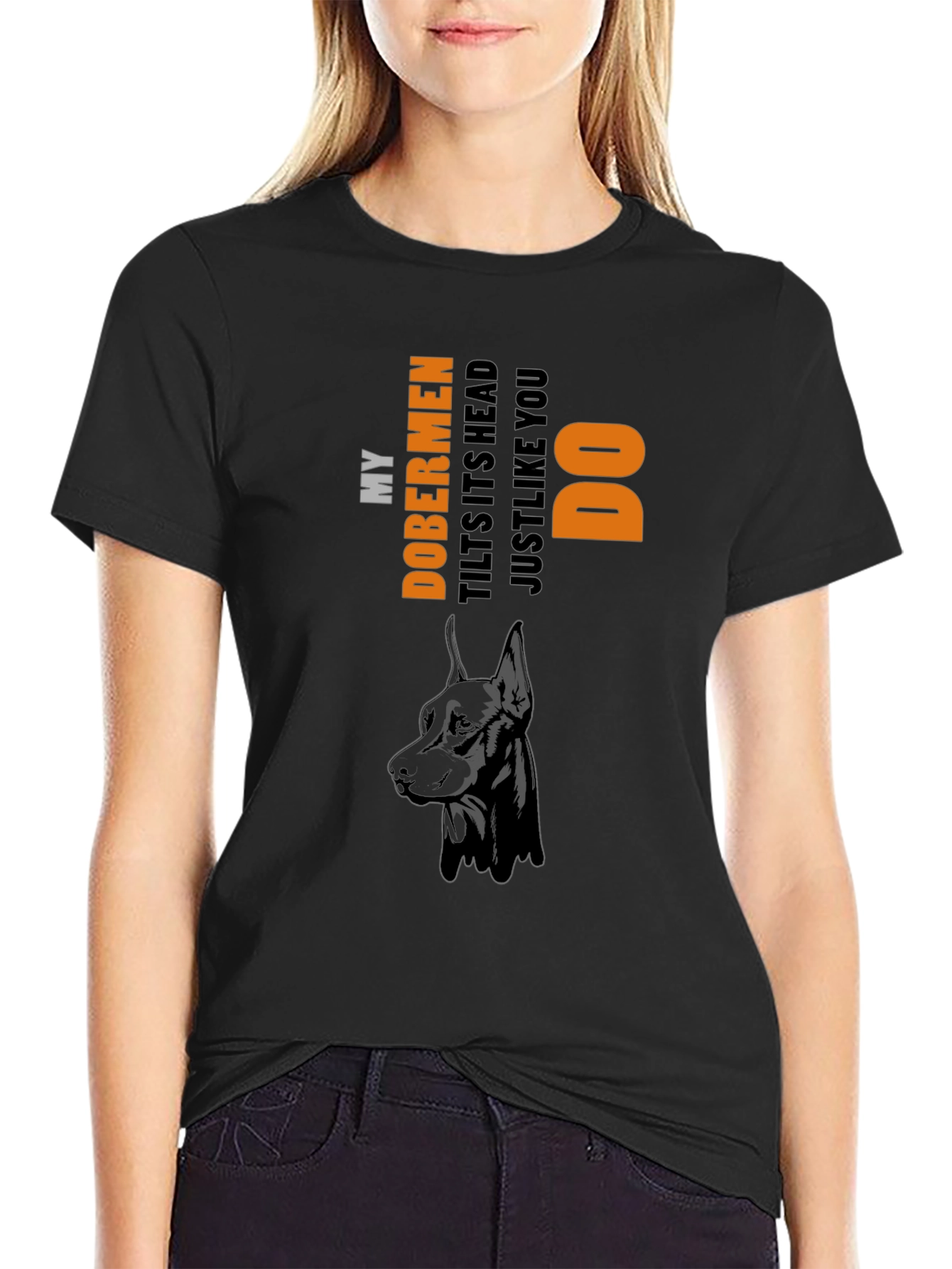 Doberman Dog T-Shirt - Mens Graphic Tee