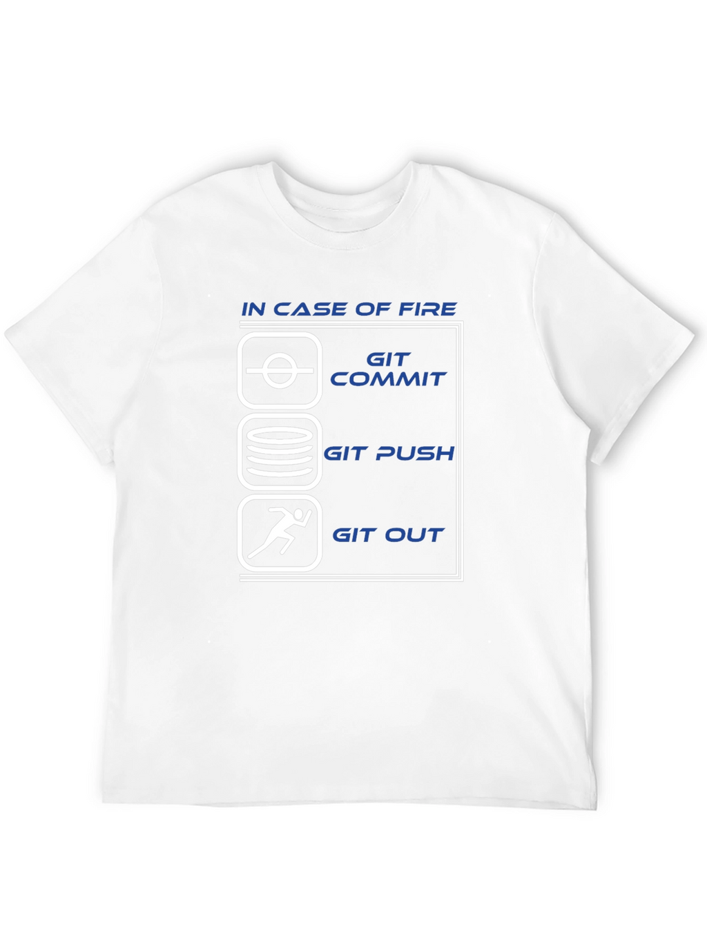 Funny Programmer T-Shirt - Git Commit Push Out!